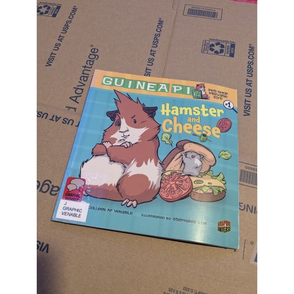 Guinea Pig Pet Shop Private Eye Hamster & Cheese Kids Graphic Novel Paperback
